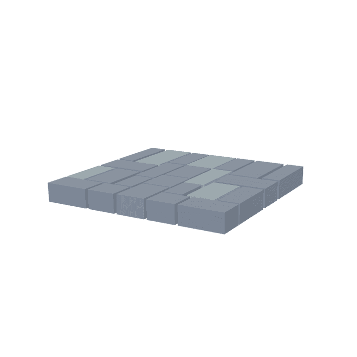 Path, Square, Stone 3D model. Free for use. - Image 1