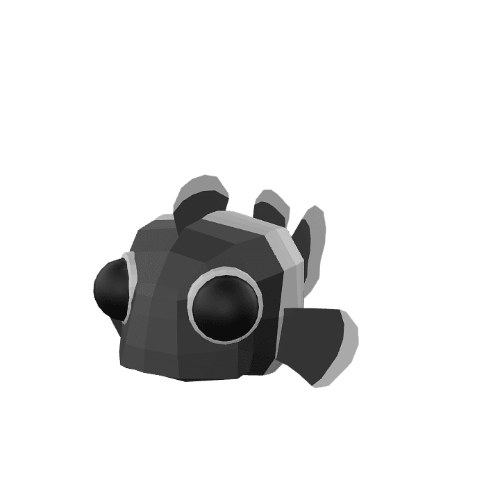 Zebra-clownfish, Clownfish, Fish 3D model. Free for use. - Image 1