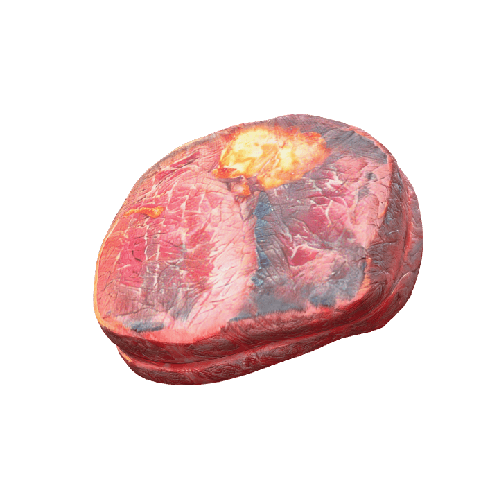 Cooked-steak, Steak, Meat 3D model. Free for use.